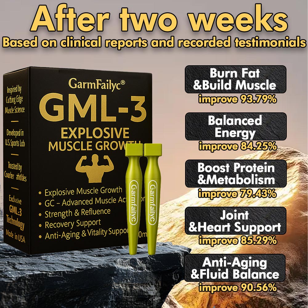 Official Store|GarmFailyc® GML-3 Six-in-One Muscle 🚀Growth Oral Solution🚀|Muscle Synthesis & Fat-Burning Support
