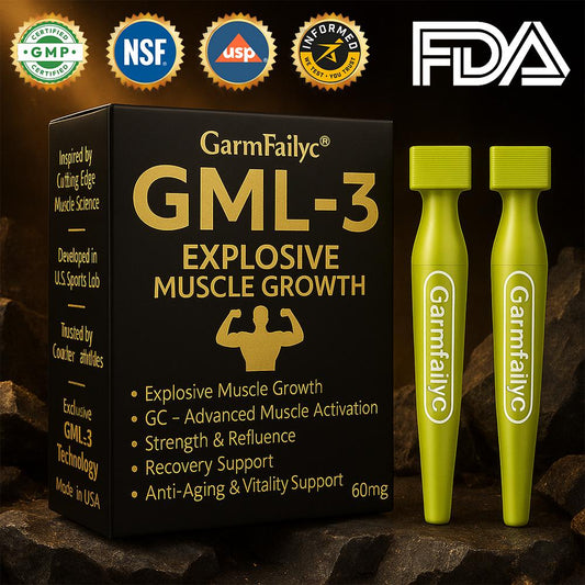 Official Store|GarmFailyc® GML-3 Six-in-One Muscle 🚀Growth Oral Solution🚀|Muscle Synthesis & Fat-Burning Support